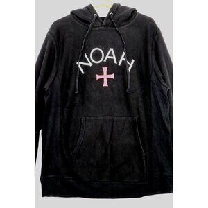 Noah Mens Black Hoodie Sweatshirt XL Cotton Blend Pullover